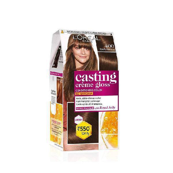 L'Oreal Casting Creme Gloss 400 Dark Brown Hair Colour